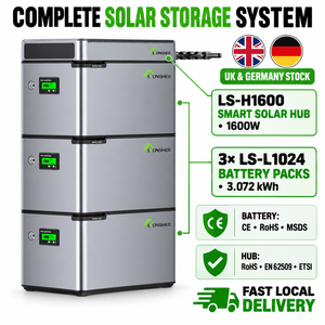 LIONSHEE LS-L1024 Akumulator 1024 Wh Do Balkonowej Instalacji Solarnej Plug And Play Z LS-H1600 Smart Solar Hub