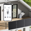 Modułowy Balkonowy System Magazynowania Energii LIONSHEE Z Baterią Piętrową, Panelami Solarnymi I Mikroinwerterami 800W/1600W/2000W