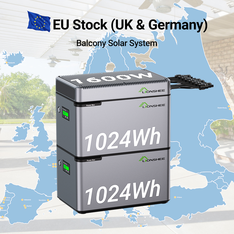 LIONSHEE LS-L1024 Power Box LiFePO4 1024 Wh Z Magazynu W Niemczech I Wielkiej Brytanii, CE RoHS MSDS, Szybka Dostawa