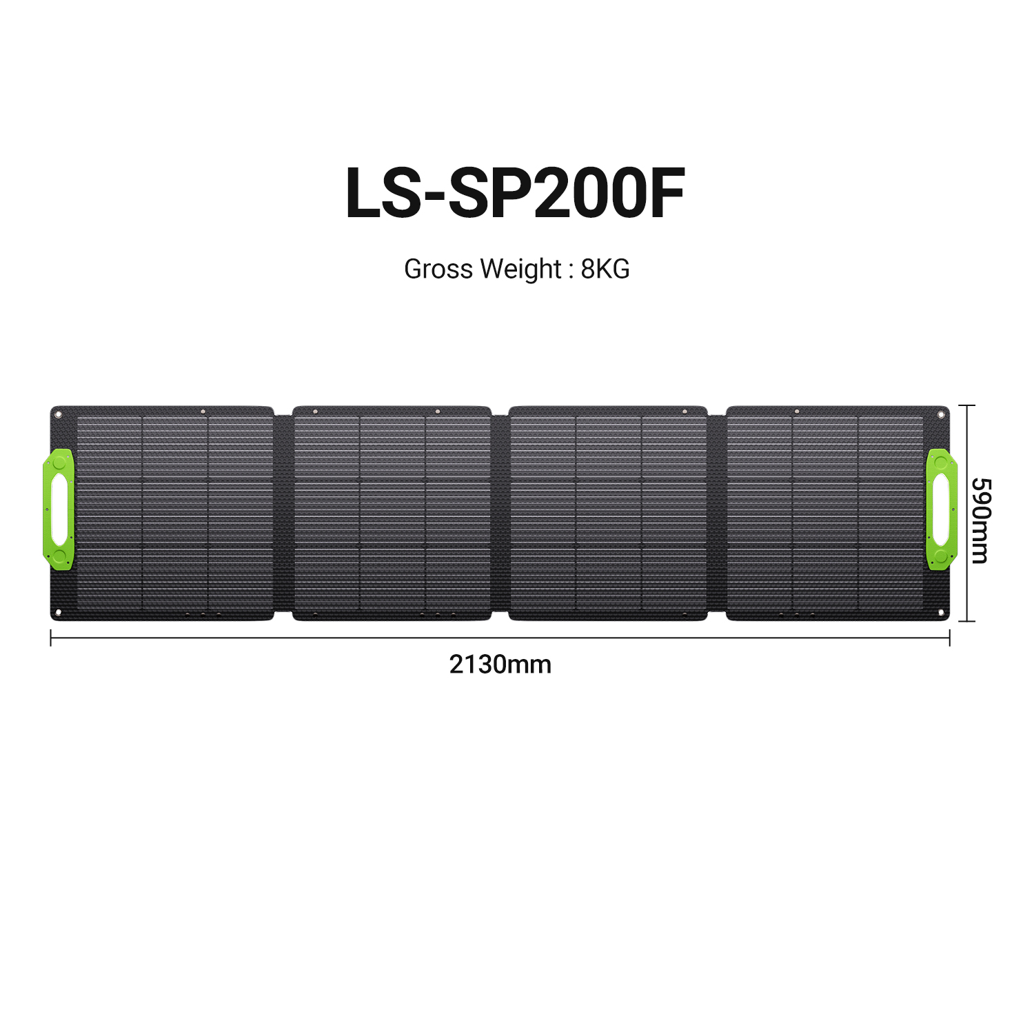 LIONSHEE LS-SP200 składany panel słoneczny 200W