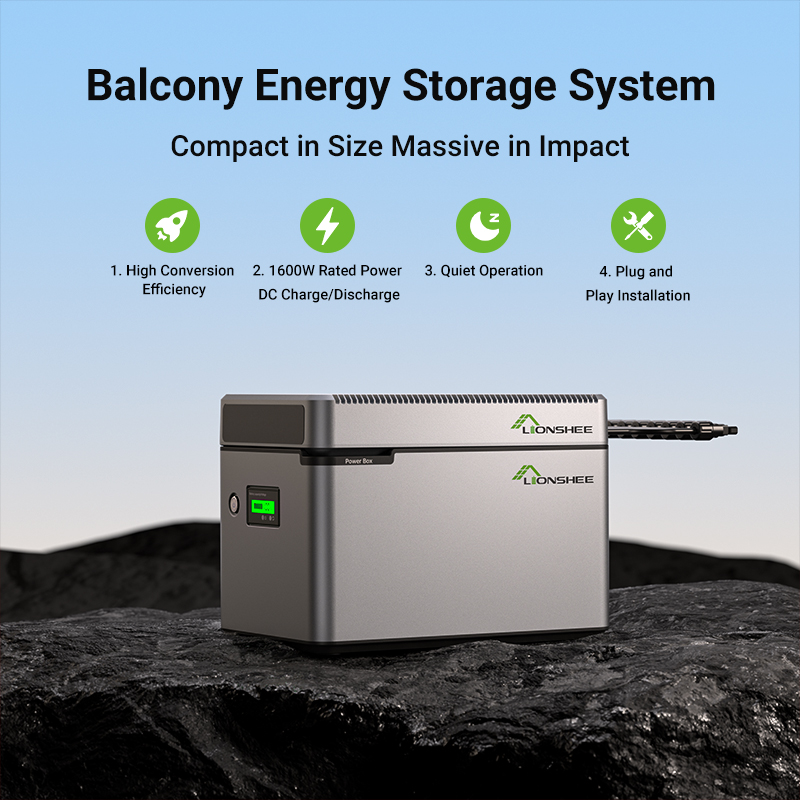 Kompaktowy balkonowy magazyn energii LS-L1024 i cztery kluczowe cechy