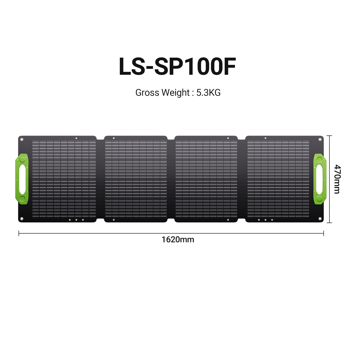 LIONSHEE LS-SP100 składany panel słoneczny 100W