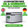 LIONSHEE LS-L1024 Power Box LiFePO4 1024 Wh Z Magazynu W Niemczech I Wielkiej Brytanii, CE RoHS MSDS, Szybka Dostawa